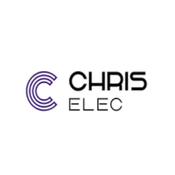 chris elec electricité logo electricien monts du lyonnais